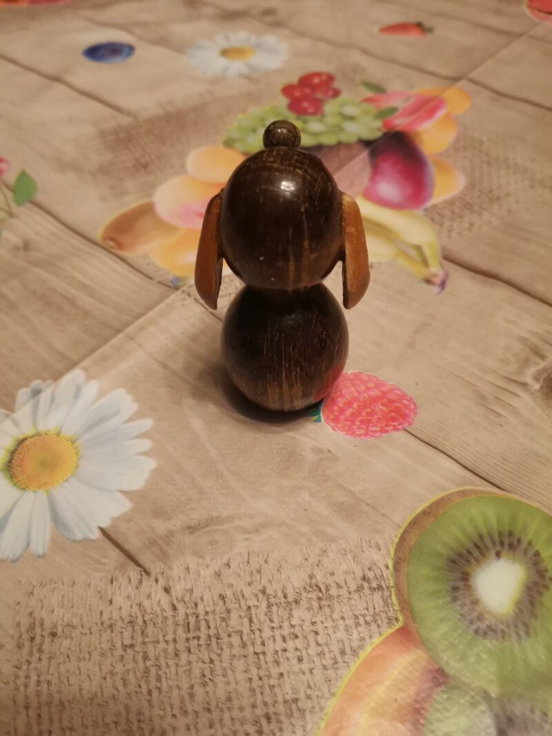 Старинна дървена играчка Кученце - Image 2