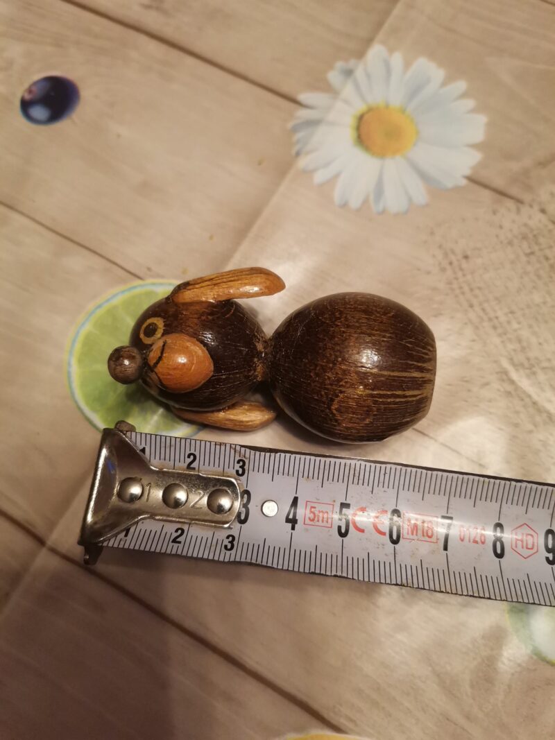 Старинна дървена играчка Кученце - Image 3
